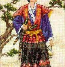 Оригинал схемы вышивки «самурай» (№759974)