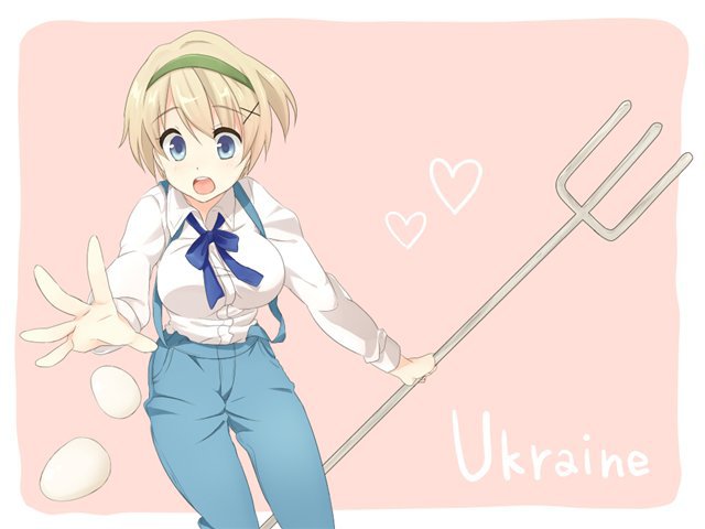 Украина - хеталия, аниме - оригинал