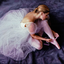 Оригинал схемы вышивки «прекрасная балерина» (№761144)