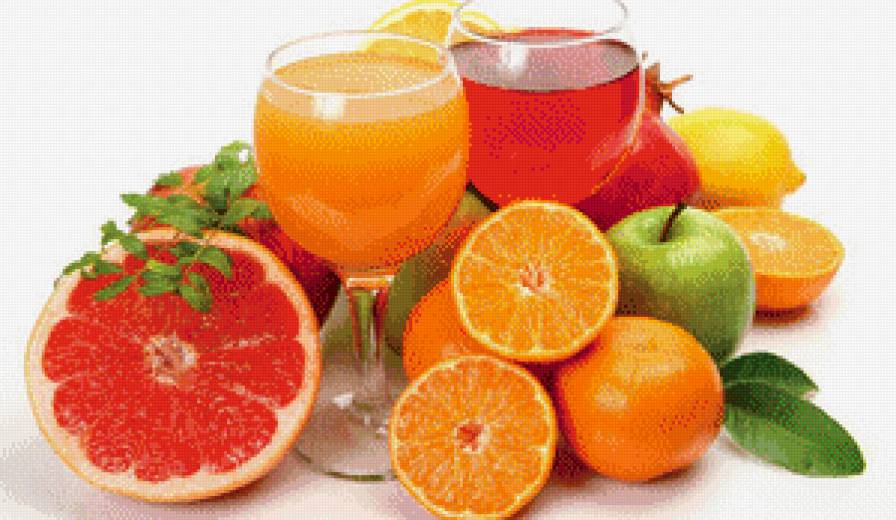 фрукты - фрукты, сок, апельсин - предпросмотр