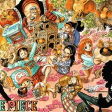 Схема вышивки «One piece»