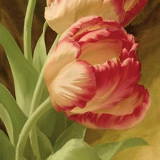 Оригинал схемы вышивки «панно тюльпан» (№768514)