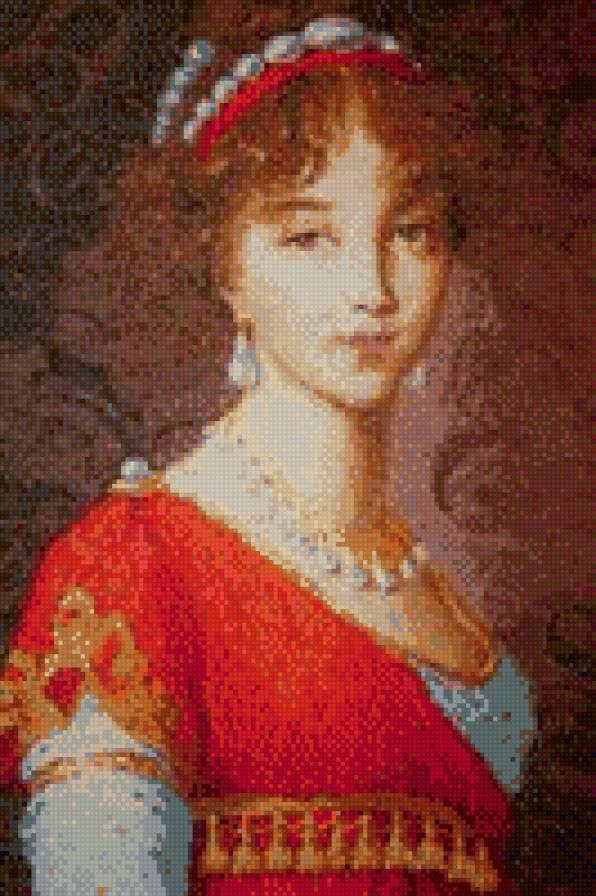 великая княгиня Елизавета Алексеевна - картины, портреты, 19 век - предпросмотр