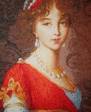 Оригинал схемы вышивки «великая княгиня Елизавета Алексеевна» (№775388)