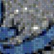 Предпросмотр схемы вышивки «синие котики» (№775493)
