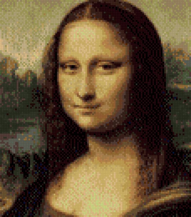 Mona Lisa - мозаика - предпросмотр