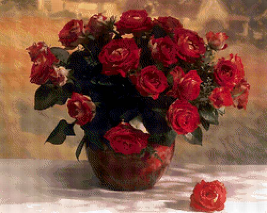 букет роз - розы, цветы, букет - предпросмотр