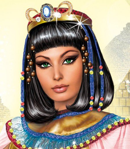 египетская царица - царица, девушка - оригинал