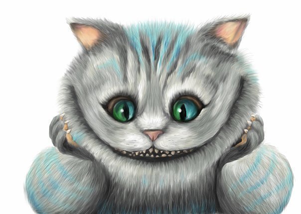 чеширский кот - #чешир #кот - оригинал