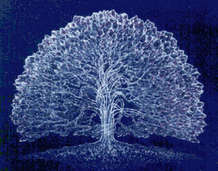 дерево Игдрасиль - дерево, фэнтези - предпросмотр
