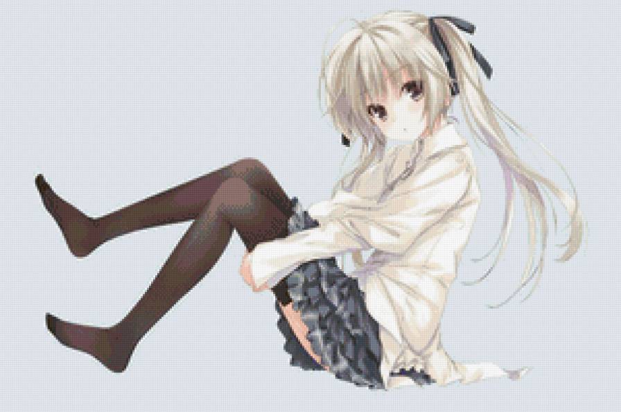 Аниме Связанные небом Yosuga no Sora - девушка, аниме - предпросмотр