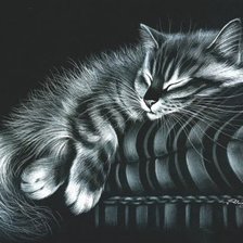 Оригинал схемы вышивки «коты ирины гармашовой» (№783045)