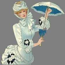 Дама с зонтом