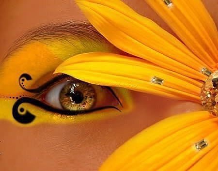 жёлтая - глаз, желтый цвет, цветок - оригинал