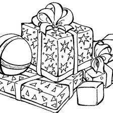 Схема вышивки «подарки»