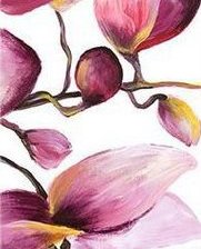 Схема вышивки «розовые орхидеи - 3»