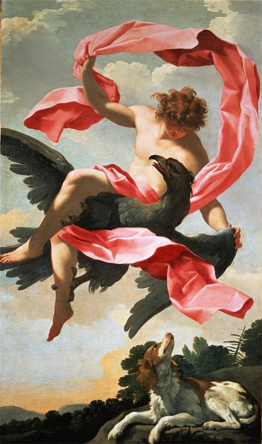 Eustache Le Sueur, The rape of Ganymede, c. 1640 - оригинал