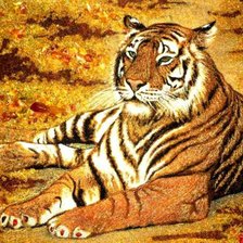 Оригинал схемы вышивки «Тигр» (№790006)