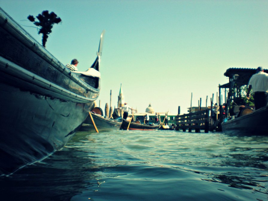 Венеция - венеция, море, гандолы - оригинал