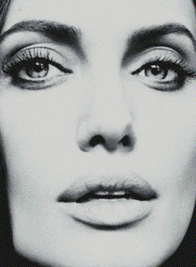 А.Джоли - женщина, джоли, звезда, красивая, актриса, черно-белая - предпросмотр
