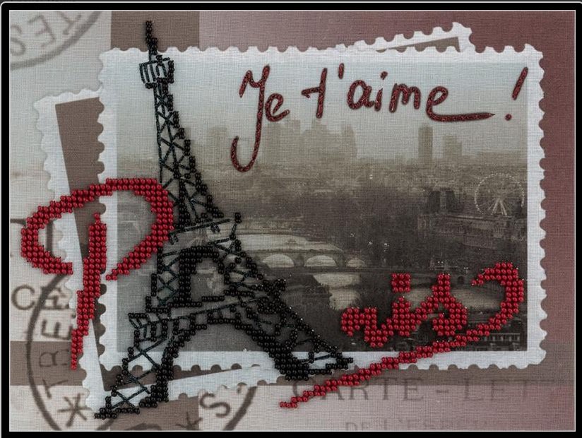Воспоминания о Париже - париж, эйфелева, марка, башня - оригинал