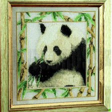 Оригинал схемы вышивки «панда» (№798225)