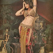 Оригинал схемы вышивки «Tribal Fusion Belly Dancer» (№799299)