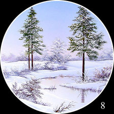 Оригинал схемы вышивки «Зима» (№801728)