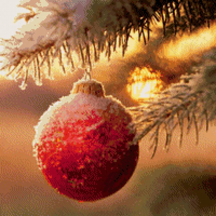елочный шарик - зима, елка, новый год, игрушки - предпросмотр