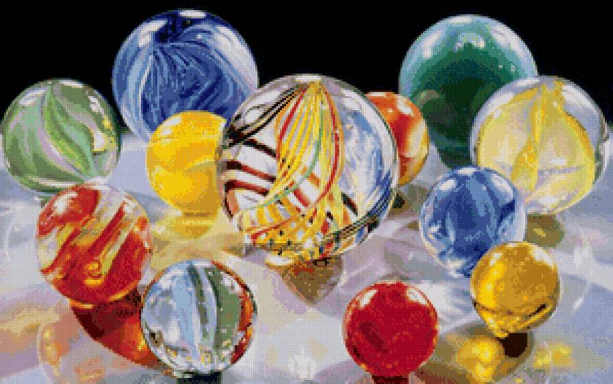 Стеклянные шарики - фото, цвет, стеклянные шарики, позитив - предпросмотр