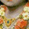 Предпросмотр схемы вышивки «Кришна в цветах -88» (№804694)