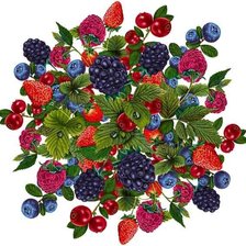 Оригинал схемы вышивки «ягоды» (№804925)