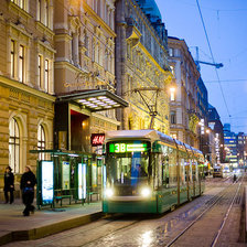 Оригинал схемы вышивки «Хельсинки трамвай» (№806085)