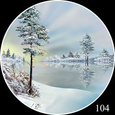 Оригинал схемы вышивки «Зима» (№806217)