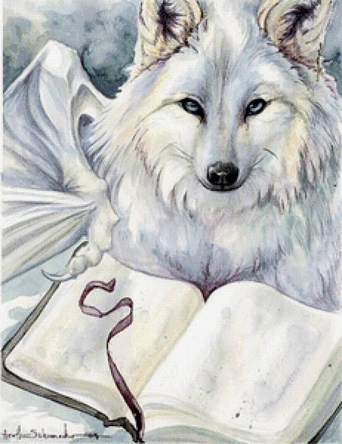 белый волк - волк, природа, животное - предпросмотр