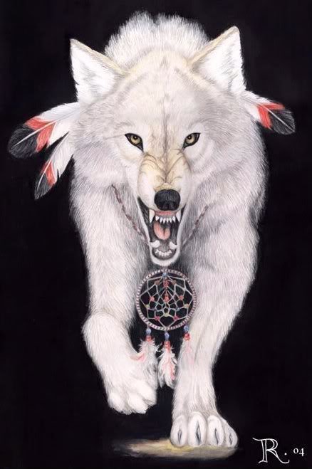 белый волк - оригинал