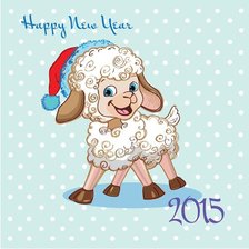 Оригинал схемы вышивки «2015 Год овцы» (№811379)