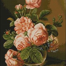 Оригинал схемы вышивки «букет роз» (№812724)
