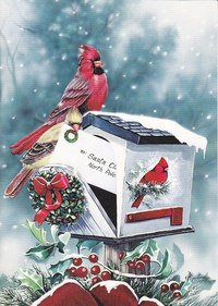 Почта Санты - зима, почтовый ящик, письма, рождество, новый год - оригинал