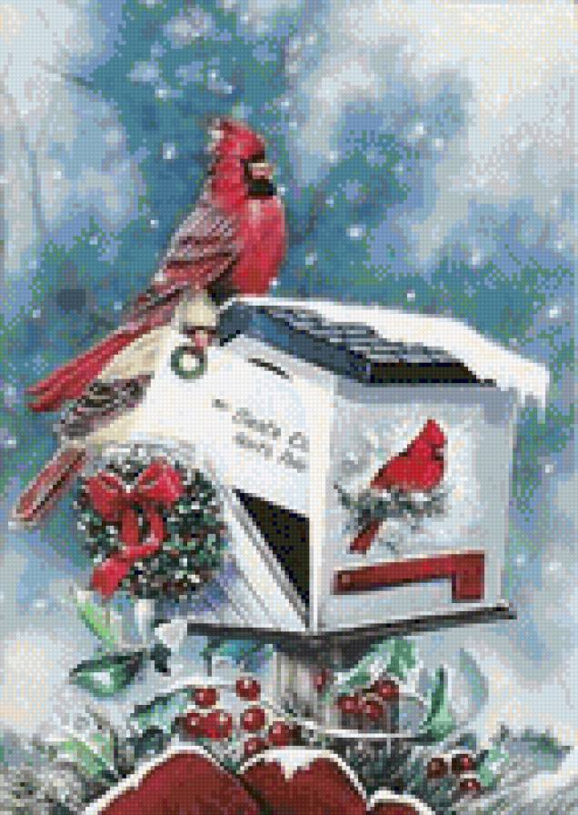 Почта Санты - новый год, зима, письма, почтовый ящик, рождество - предпросмотр