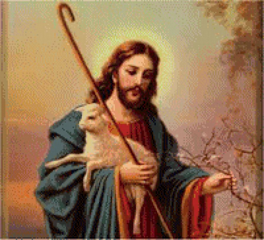 Иисус - добрый пастырь - религия - предпросмотр