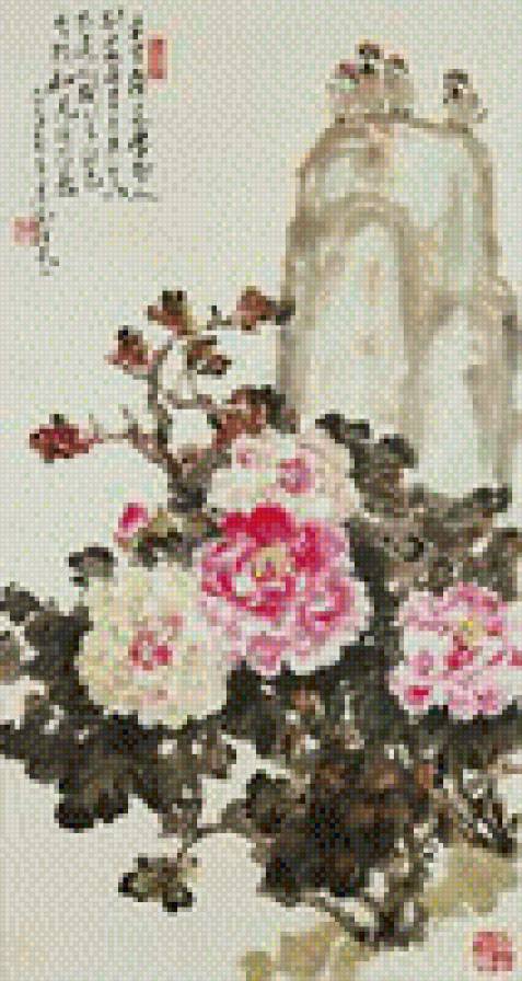 №819068 - китай, цветы, живопись - предпросмотр
