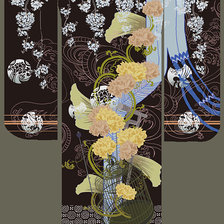 Оригинал схемы вышивки «kimono negro» (№822111)