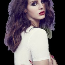 Оригинал схемы вышивки «Lana Del Rey» (№823206)