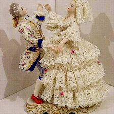 Схема вышивки «porcelana pareja bailando»