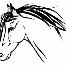 Оригинал схемы вышивки «конь» (№825043)