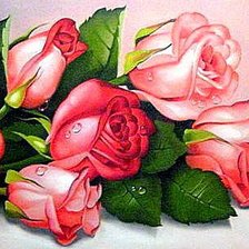 Оригинал схемы вышивки «розы» (№826304)