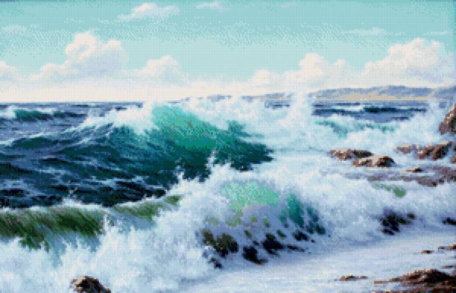 Волны - волны, море, океан - предпросмотр