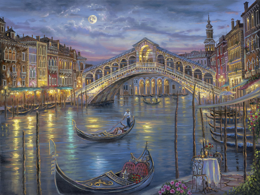 Last Night on the Grand Canal - венеция - оригинал