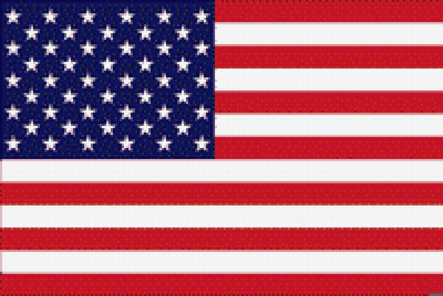 Флаг США - предпросмотр